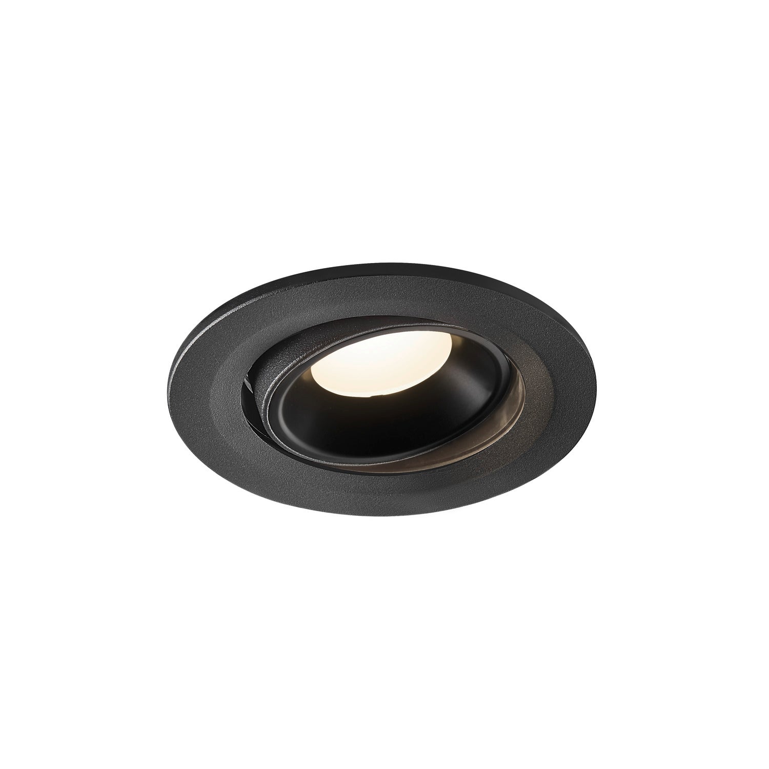 NUMINOS® MOVE S, luminária para encastrar no teto, preta 4000 K 55°