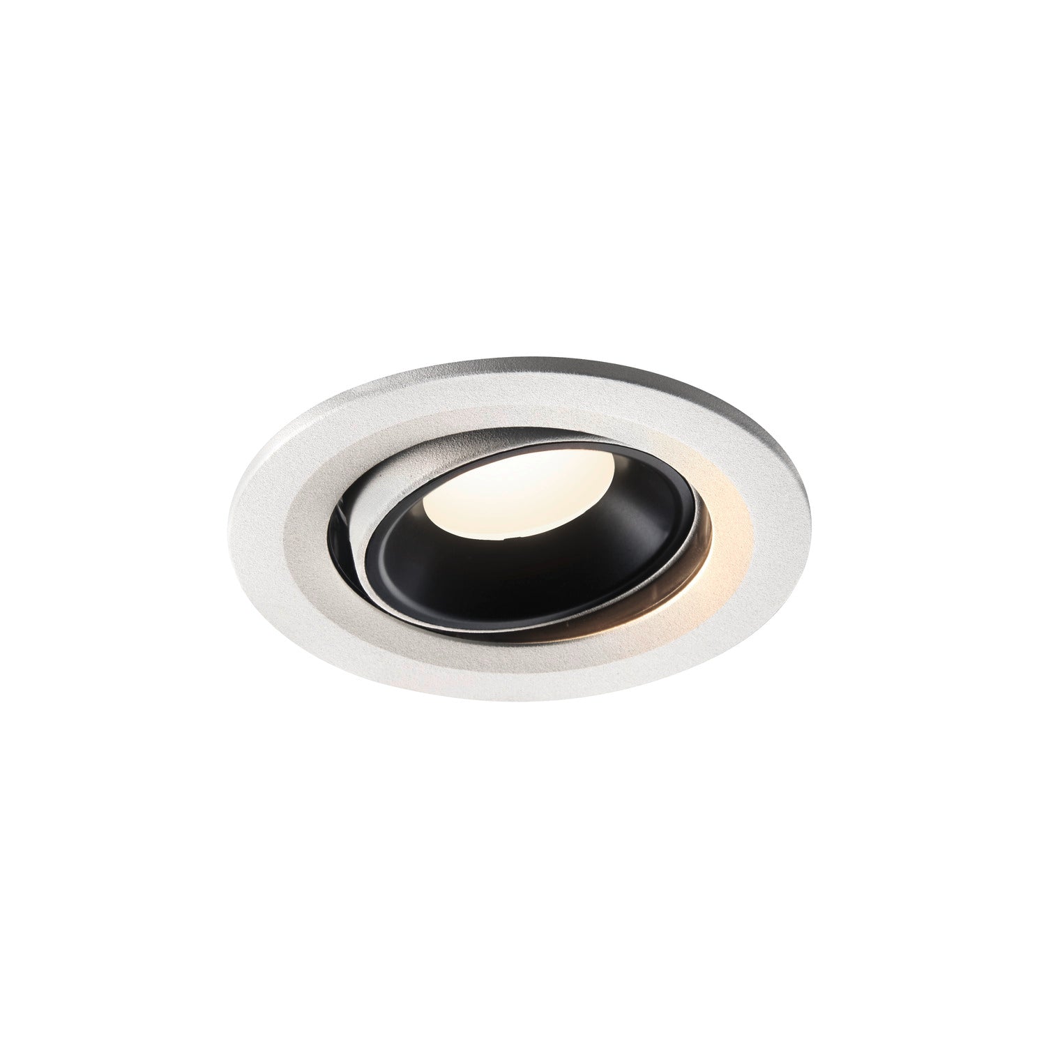 NUMINOS® MOVE S, luminária para encastrar no teto, branca/preta 4000 K 20°