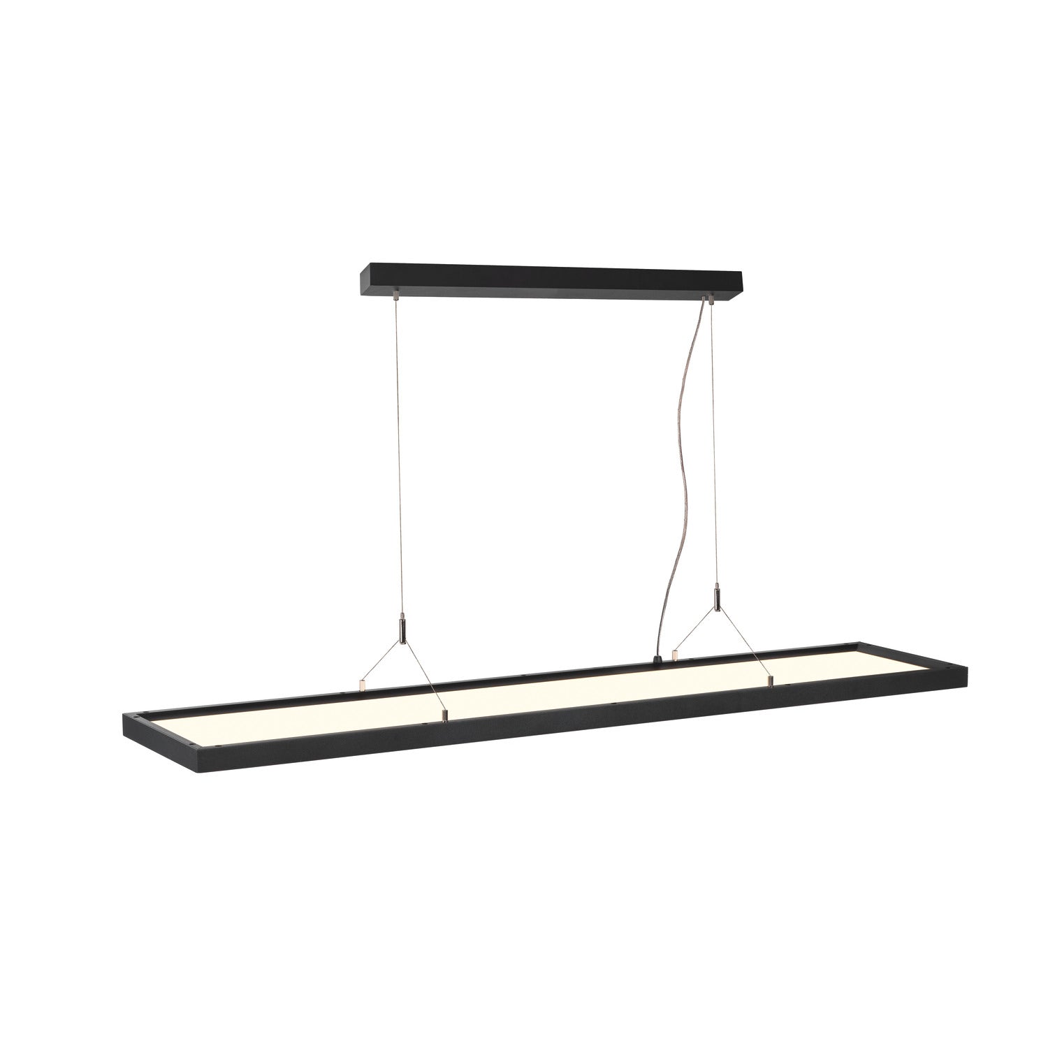 WORKLIGHT DALI, luminária suspensa, preta 57 W 4000 K 80°