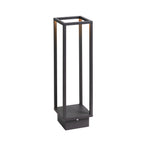 QUADRULO, luminária de pé, antracite/branca 7 W 3000 K