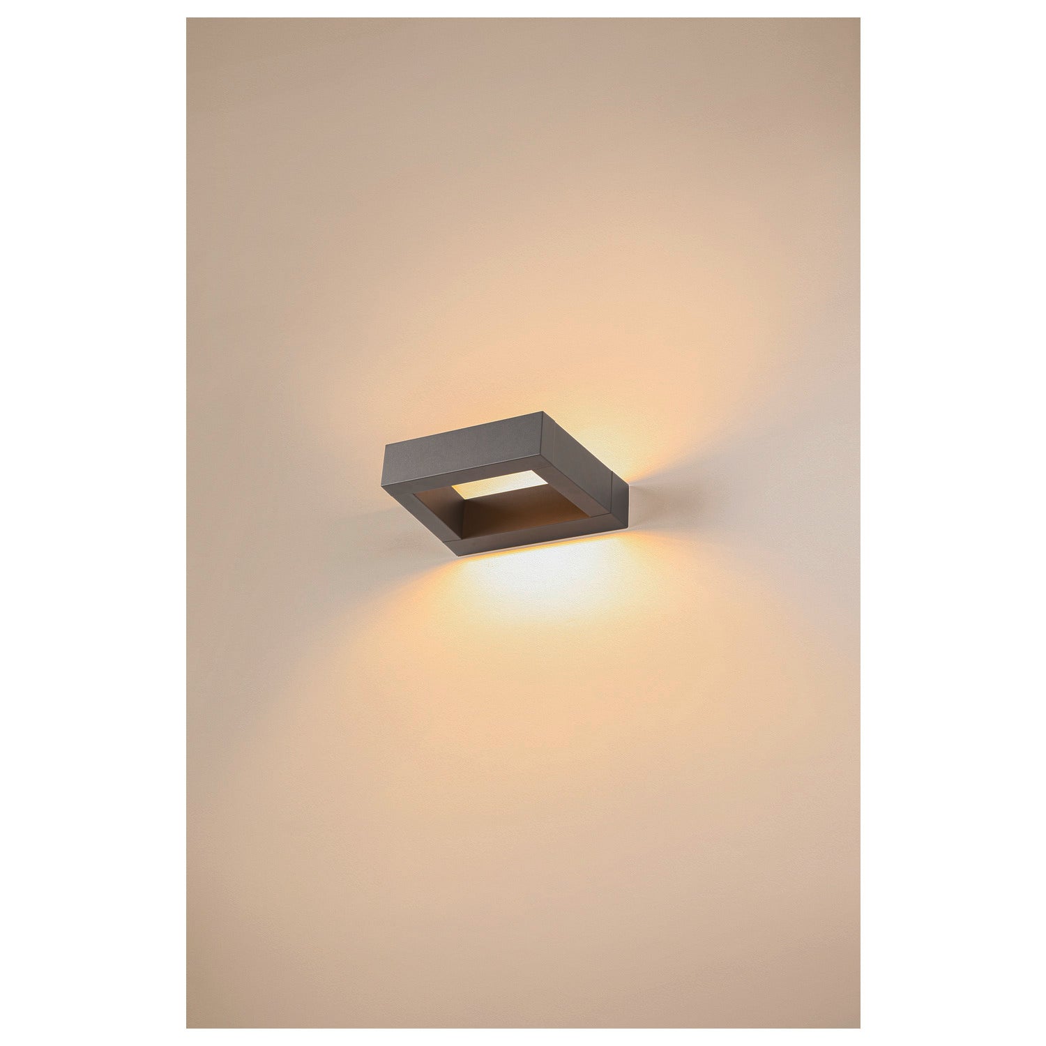 BOOKAT, luminária saliente para a parede, antracite 15 W 3000/4000 K