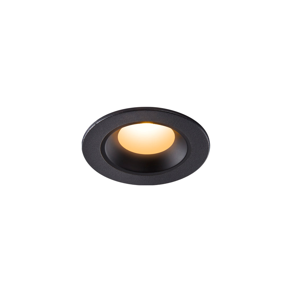 NUMINOS® XS, luminária para encastrar no teto, preta 2700 K 20°