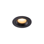 NUMINOS® XS, luminária para encastrar no teto, preta 2700 K 20°