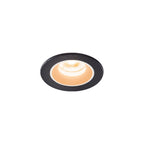 NUMINOS® XS, luminária para encastrar no teto, preta/branca 2700 K 40°