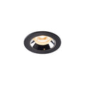 NUMINOS® XS, luminária para encastrar no teto, preta/cromada 2700 K 40°