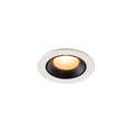 NUMINOS® XS, luminária para encastrar no teto, branca/preta 2700 K 20°