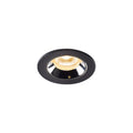 NUMINOS® XS, luminária para encastrar no teto, preta/cromada 3000 K 40°