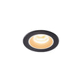 NUMINOS® XS, luminária para encastrar no teto, preta/branca 3000 K 55°