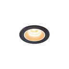 NUMINOS® XS, luminária para encastrar no teto, preta/branca 3000 K 55°