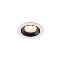 NUMINOS® XS, luminária para encastrar no teto, branca/preta 3000 K 55°