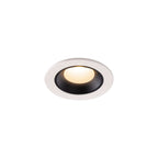 NUMINOS® XS, luminária para encastrar no teto, branca/preta 3000 K 55°