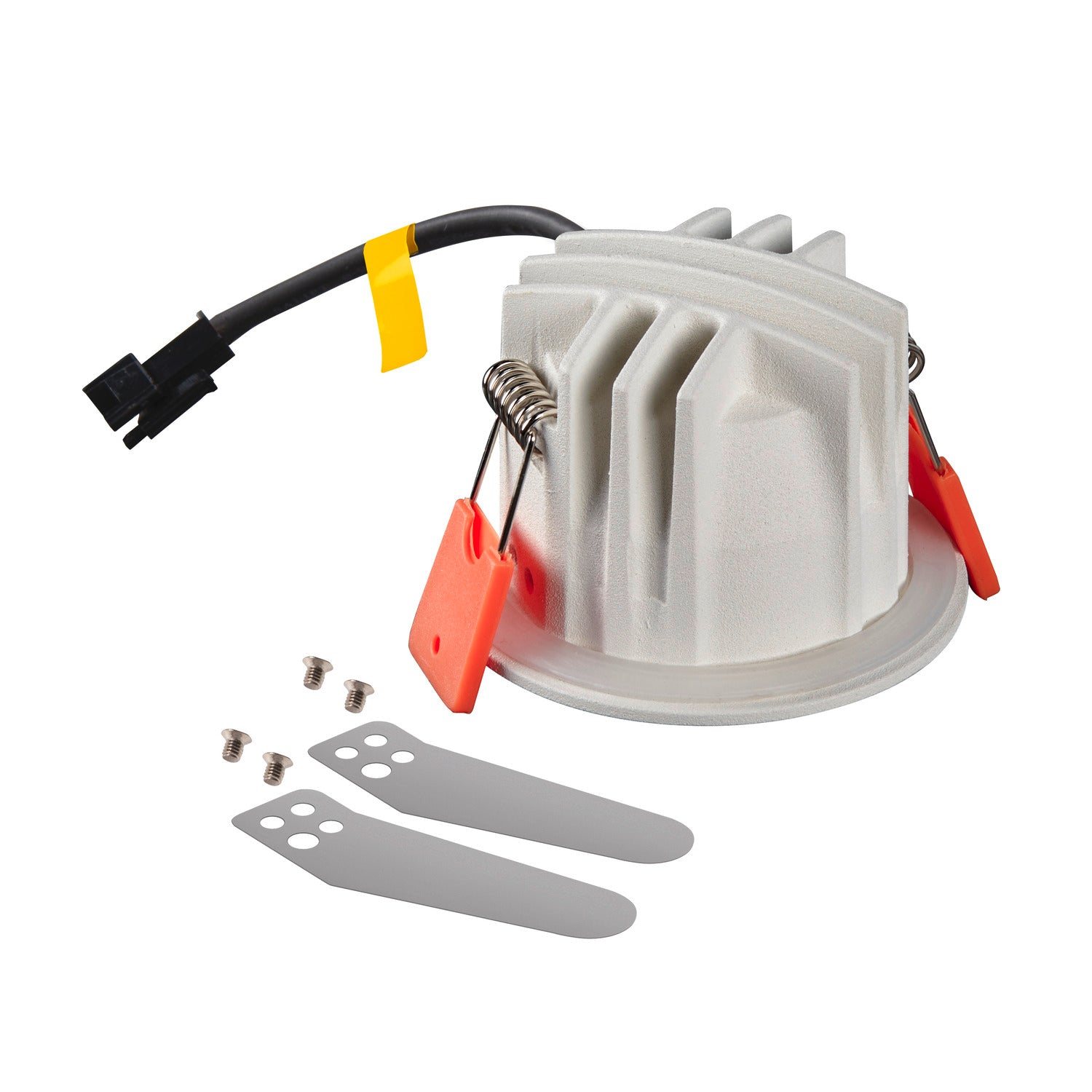 NUMINOS® XS, luminária para encastrar no teto, branca/preta 3000 K 55°