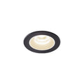 NUMINOS® XS, luminária para encastrar no teto, preta/branca 4000 K 40°