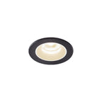 NUMINOS® XS, luminária para encastrar no teto, preta/branca 4000 K 40°