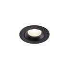 NUMINOS® XS, luminária para encastrar no teto, preta 4000 K 55°
