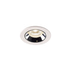 NUMINOS® XS, luminária para encastrar no teto, branca/cromada 4000 K 20°