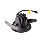 NUMINOS® MOVE XS, luminária para encastrar no teto, preta 2700 K 20°