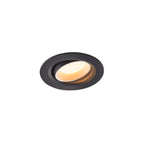 NUMINOS® MOVE XS, luminária para encastrar no teto, preta/branca 3000 K 20°
