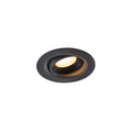 NUMINOS® MOVE XS, luminária para encastrar no teto, preta 3000 K 40°