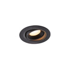 NUMINOS® MOVE XS, luminária para encastrar no teto, preta 3000 K 55°