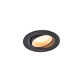 NUMINOS® MOVE XS, luminária para encastrar no teto, preta/branca 3000 K 55°