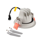 NUMINOS® MOVE XS, luminária para encastrar no teto, branca/preta 3000 K 55°