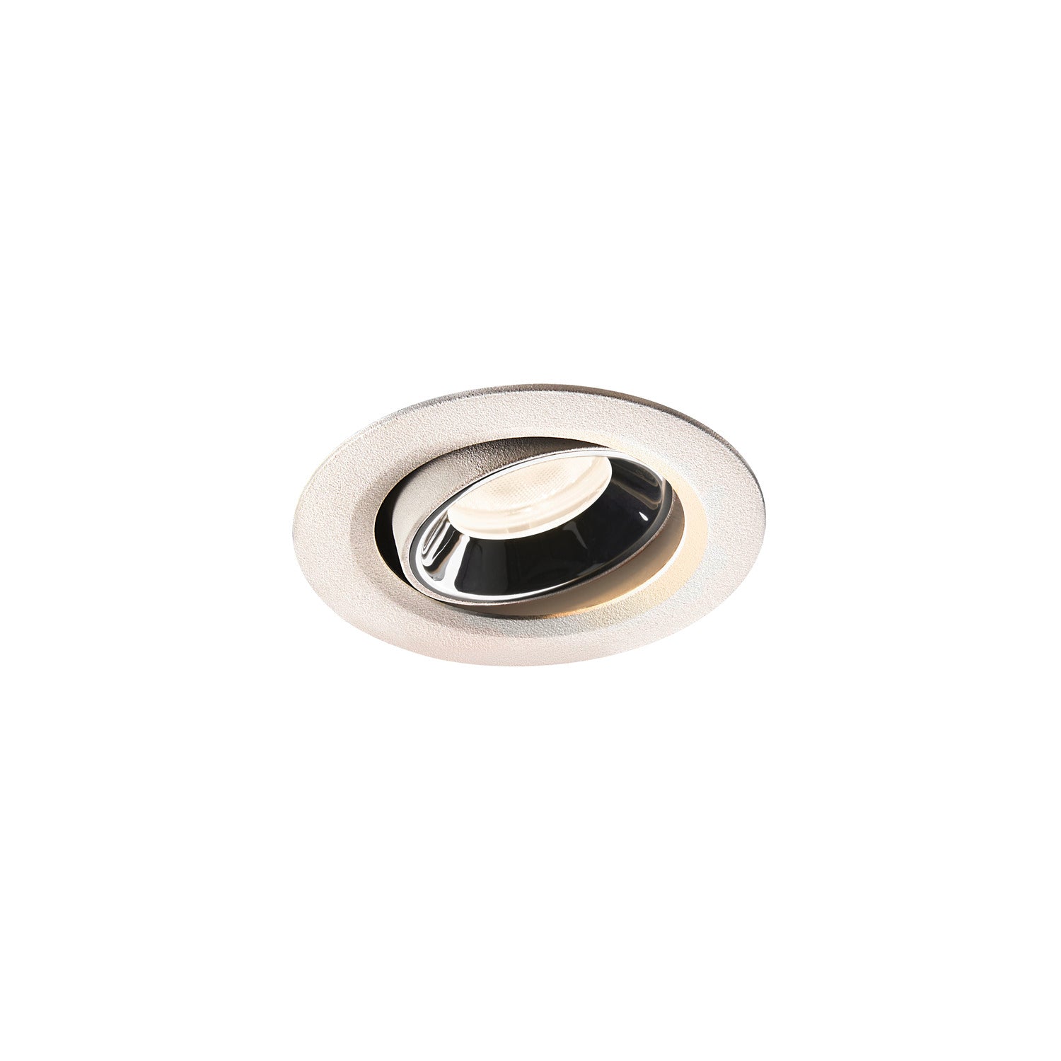 NUMINOS® MOVE XS, luminária para encastrar no teto, branca/cromada 4000 K 20°