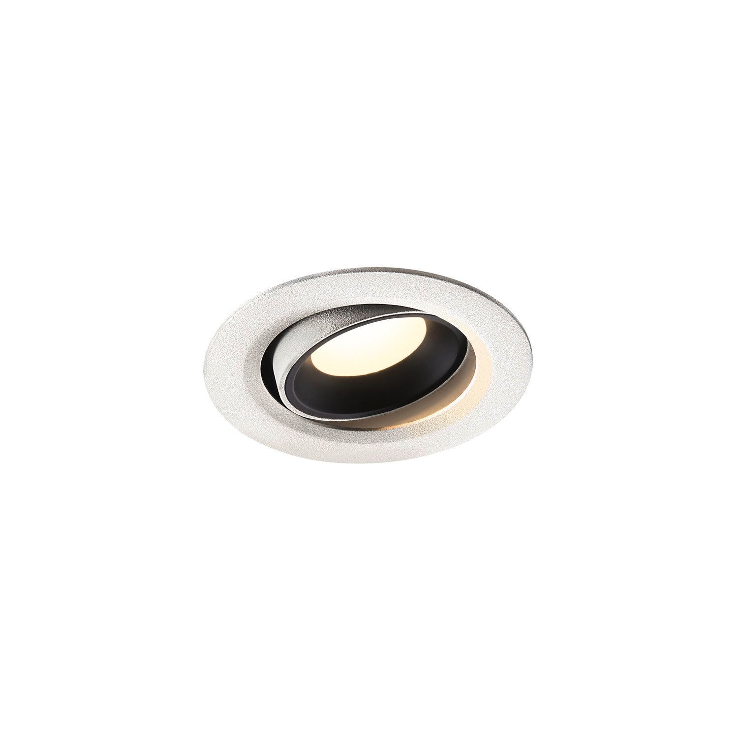 NUMINOS® MOVE XS, luminária para encastrar no teto, branca/preta 4000 K 40°