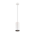 NUMINOS® XL PD, PHASE, Candeeiro pendente, comprimento do pendente 250 cm, 4000 K, 28 Watt, 36°, Ângulos de fases, branco mate / preto mate