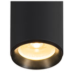 NUMINOS® XL 3Ph., PHASE, 3~ Projetor, cilíndrico, 3000 K, 28 Watt, Ângulos de fases, 36°, preto mate