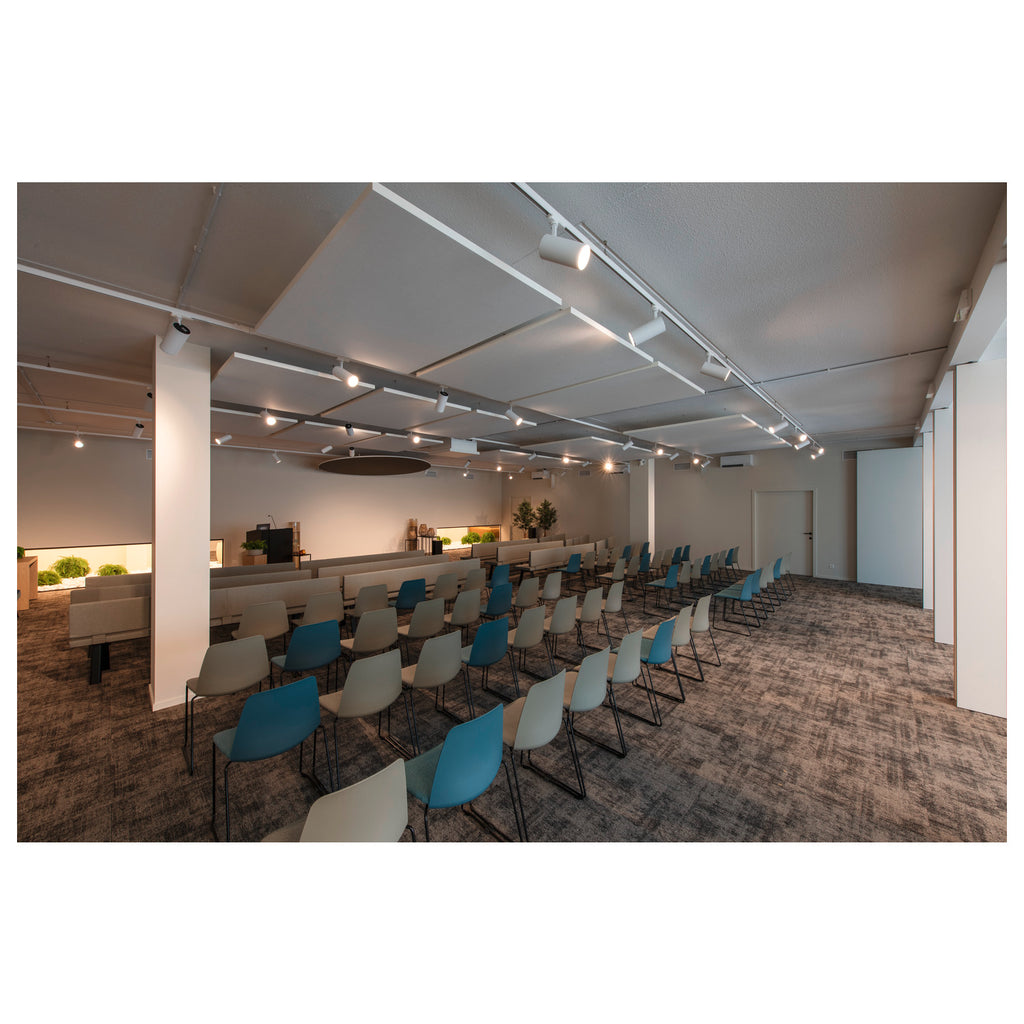 NUMINOS® XL 3Ph., PHASE, 3~ Projetor, cilíndrico, 3000 K, 28 Watt, Ângulos de fases, 36°, branco mate / preto mate