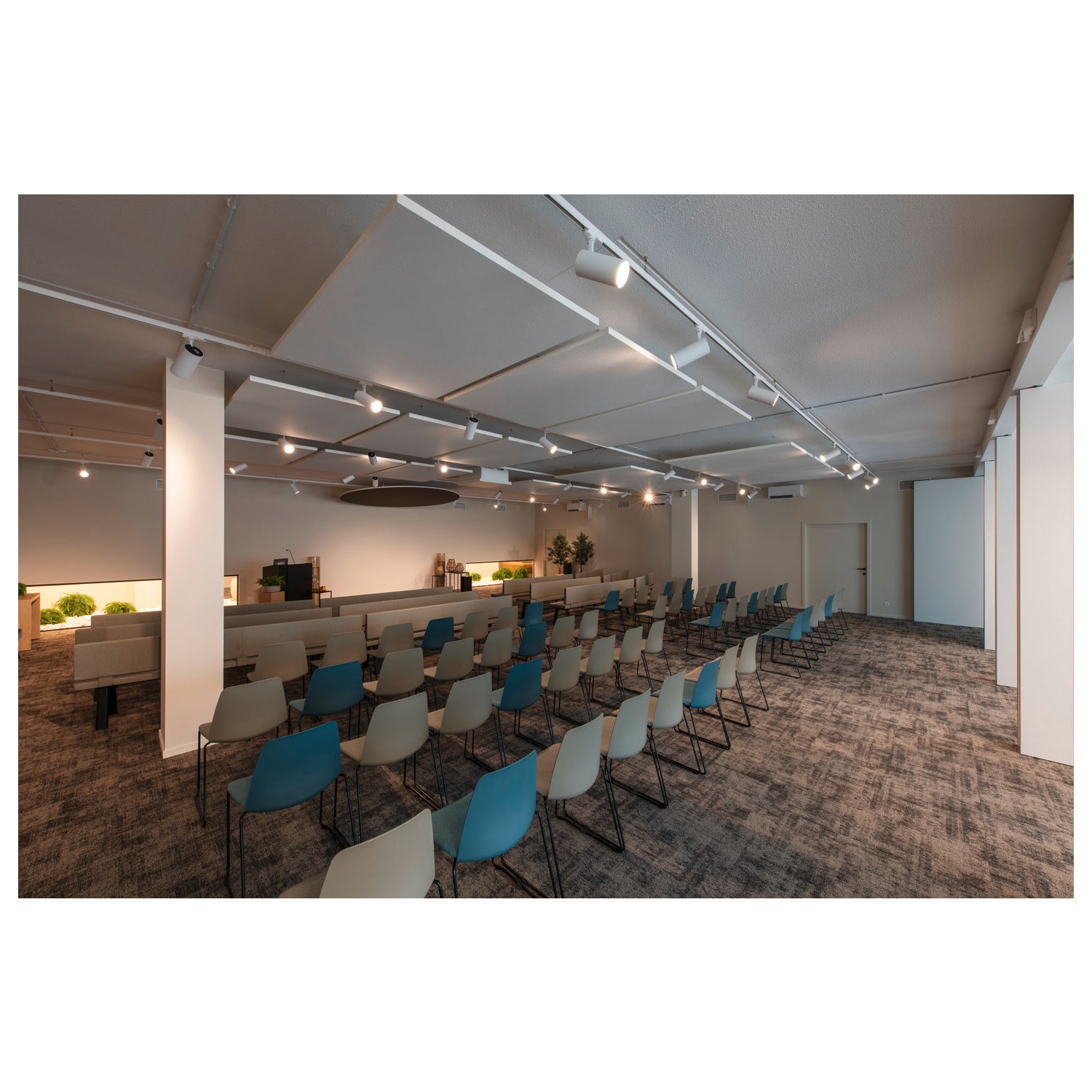 NUMINOS® XL 3Ph., PHASE, 3~ Projetor, cilíndrico, 3000 K, 28 Watt, Ângulos de fases, 36°, branco mate / preto mate