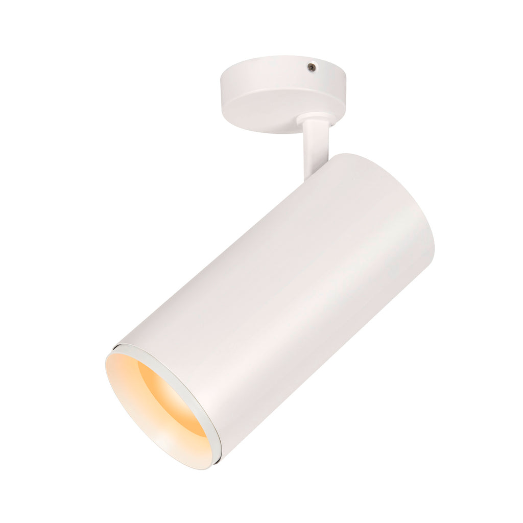 NUMINOS® XL CL, DALI, Candeeiro de teto de superfície, 2700 K, 27 Watt, DALI, 36°, branco mate / preto mate