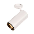 NUMINOS® XL CL, DALI, Candeeiro de teto de superfície, 2700 K, 27 Watt, DALI, 36°, branco mate / preto mate