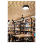 MEDO® PRO 30, luminária saliente para parede e teto, redondo, 3000/4000 K, 10 W, DALI, Touch, 70°, UGR <19, preto