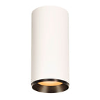 NUMINOS® XL CL, DALI, Candeeiro de teto de superfície, 2700 K, 27 Watt, DALI, 24°, branco mate / preto mate