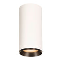 NUMINOS® XL CL, DALI, Candeeiro de teto de superfície, 3000 K, 27 Watt, DALI, 24°, branco mate / preto mate
