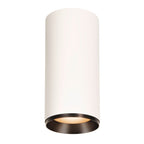 NUMINOS® XL CL, DALI, Candeeiro de teto de superfície, 3000 K, 27 Watt, DALI, 24°, branco mate / preto mate