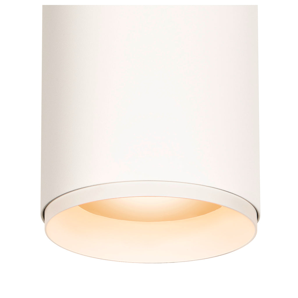 NUMINOS® XL CL, DALI, Candeeiro de teto de superfície, 3000 K, 27 Watt, DALI, 36°, branco mate / preto mate