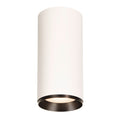 NUMINOS® XL CL, DALI, Candeeiro de teto de superfície, 4000 K, 27 Watt, DALI, 60°, branco mate / preto mate