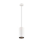 NUMINOS® XL PD, DALI, Candeeiro pendente, comprimento do pendente 250 cm, 3000 K, 27 Watt, 24°, DALI, branco mate / preto mate