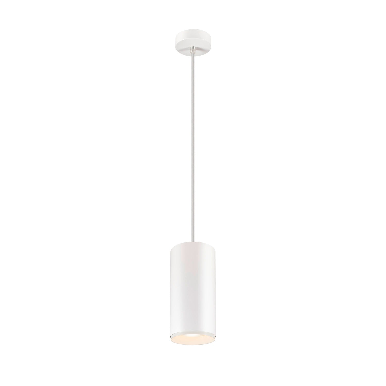 NUMINOS® XL PD, DALI, Candeeiro pendente, comprimento do pendente 250 cm, 4000 K, 27 Watt, 36°, DALI, branco mate / preto mate