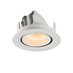NUMINOS® GIMBLE XS, luminária para encastrar no teto, branca 2700 K 40°