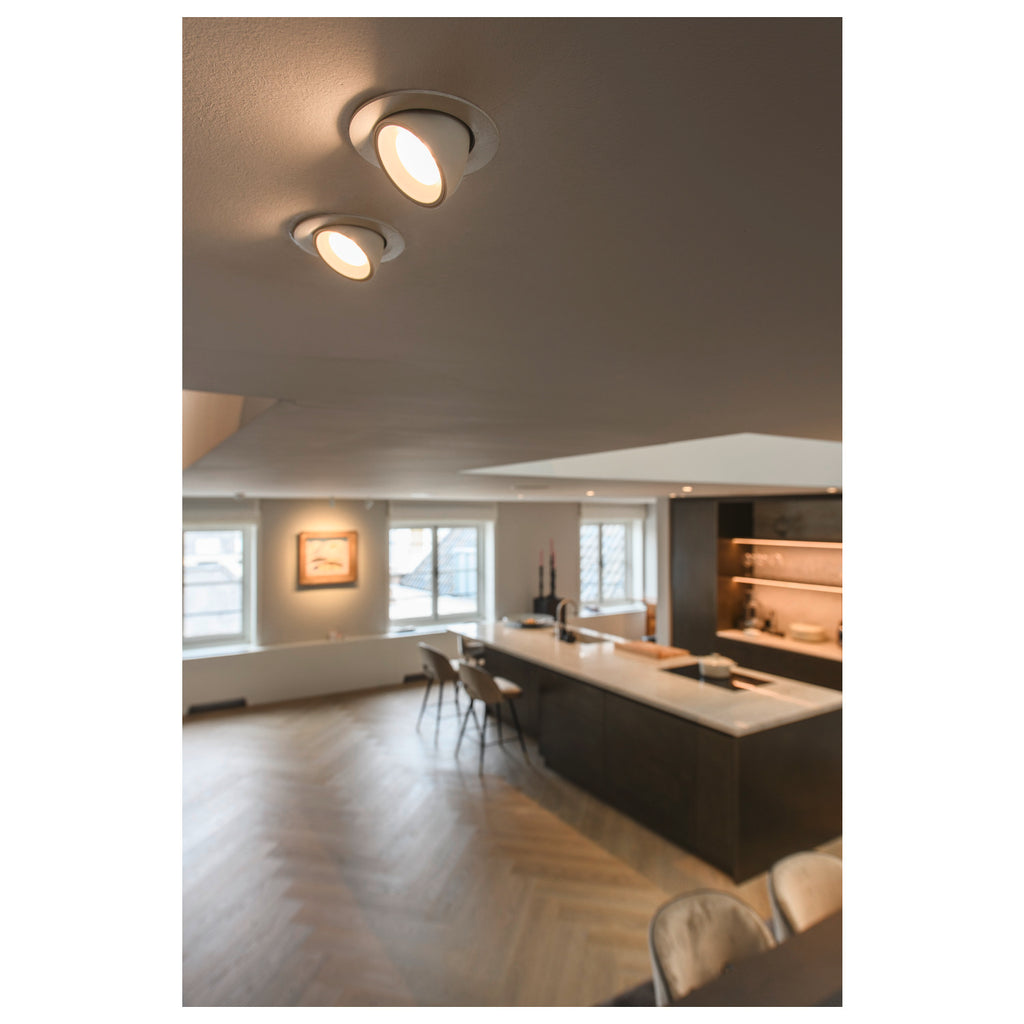 NUMINOS® GIMBLE XS, luminária para encastrar no teto, branca 2700 K 40°
