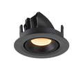 NUMINOS® GIMBLE XS, luminária para encastrar no teto, preta 3000 K 20°
