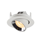 NUMINOS® GIMBLE XS, luminária para encastrar no teto, branca/cromada 3000 K 55°