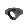 NUMINOS® GIMBLE XS, luminária para encastrar no teto, preta 4000 K 40°