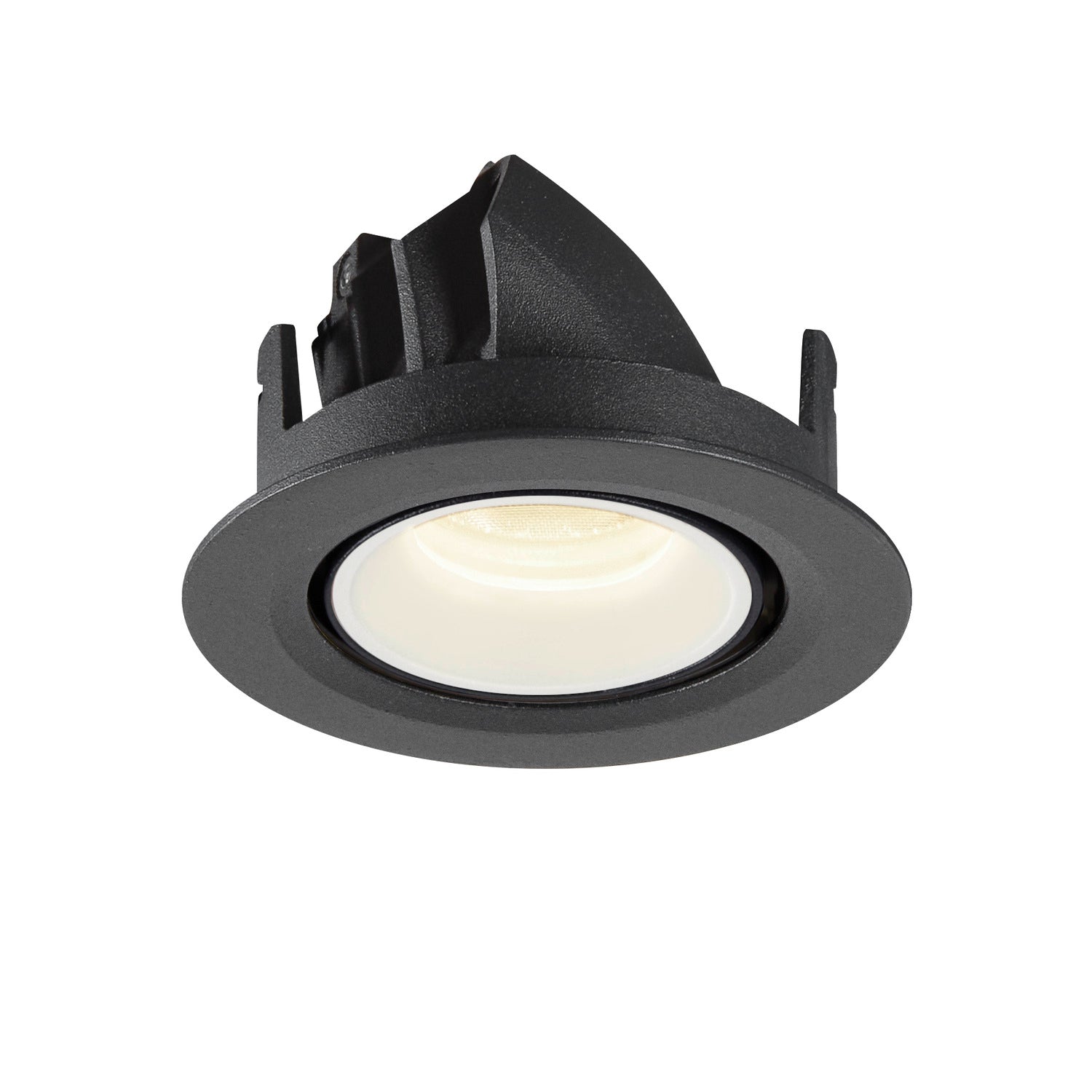 NUMINOS® GIMBLE XS, luminária para encastrar no teto, preta/branca 4000 K 40°