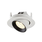 NUMINOS® GIMBLE XS, luminária para encastrar no teto, branca/preta 4000 K 55°