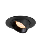 NUMINOS® GIMBLE S, luminária para encastrar no teto, preta 2700 K 40°